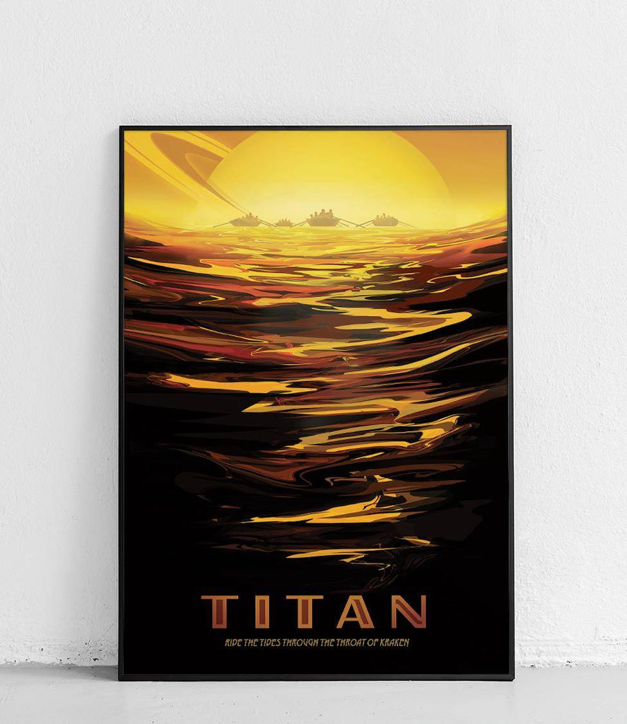Saturn's Moon - Titan - poster