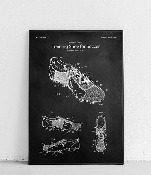 Soccer shoe - poster