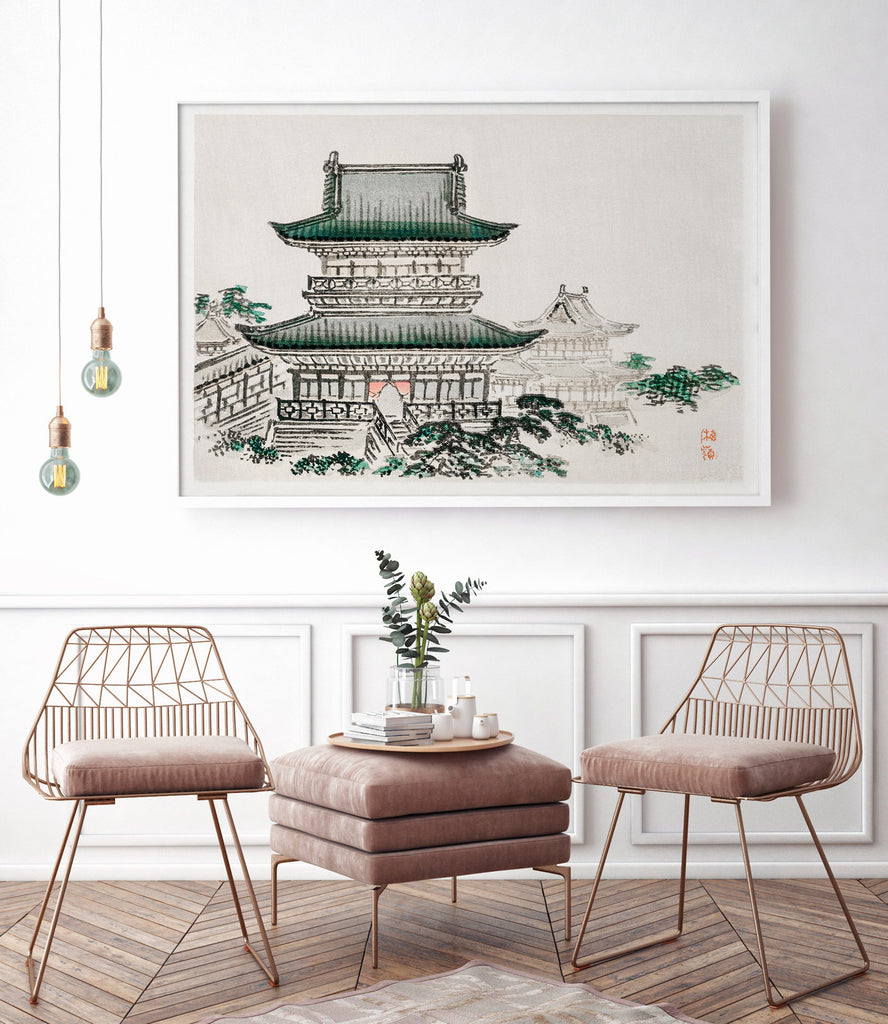 Japanese architecture - poster